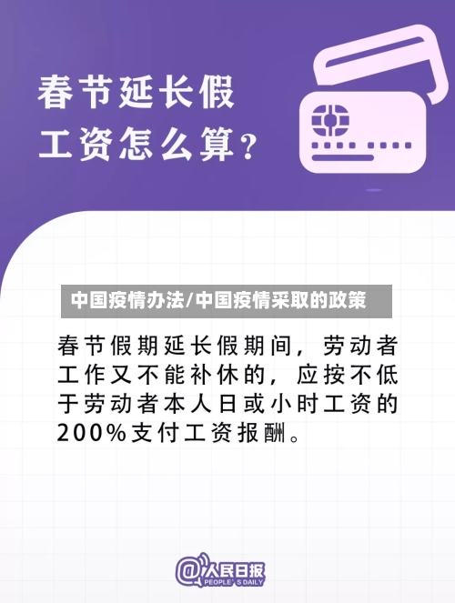 中国疫情办法/中国疫情采取的政策